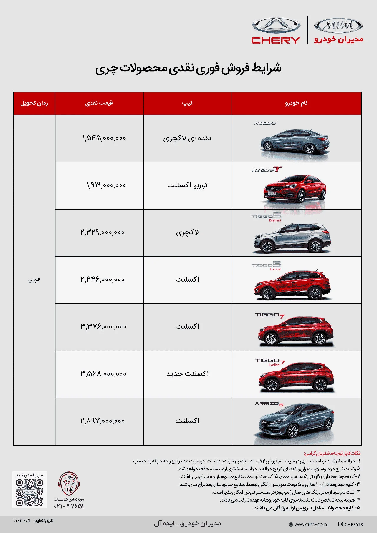 AutomobileFa Chery PreSale Price Spring