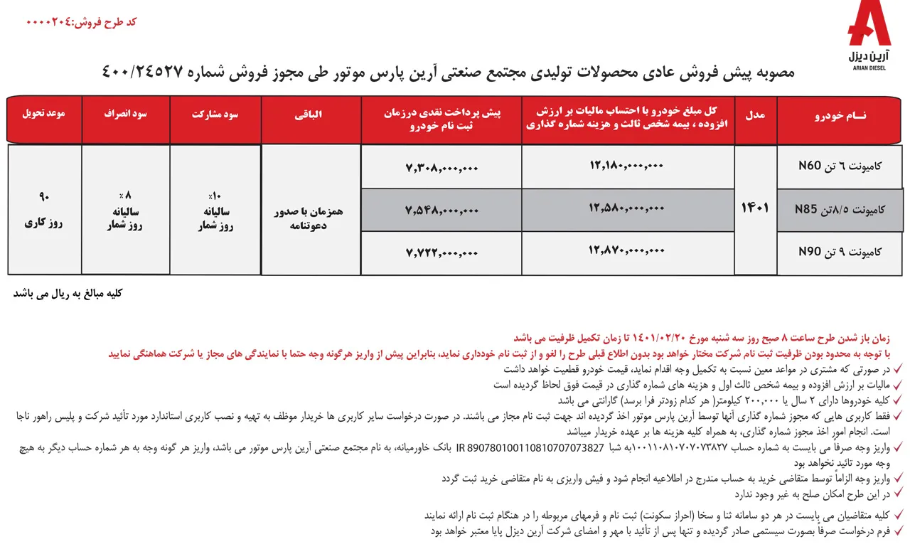 AutomobileFa فروش نقدی کامیونت های جک اردیبهشت 1401 5