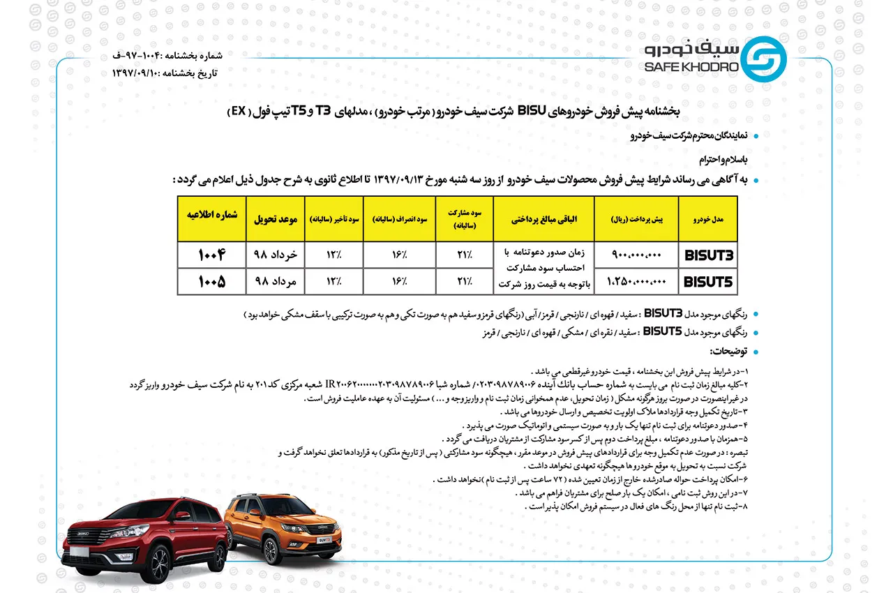 AutomobileFa Bisu Presale 2018