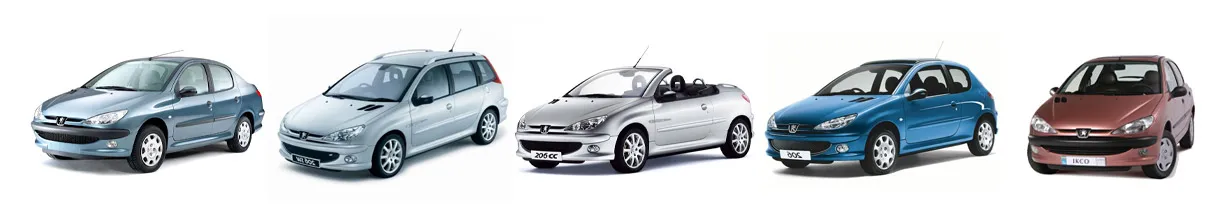 AutomobileFarsi Peugeot 206 Body types