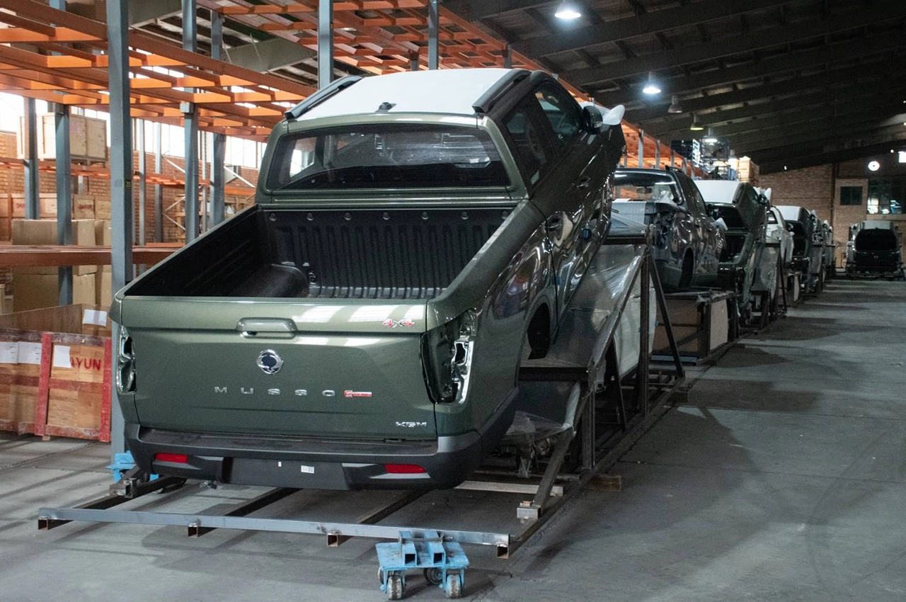 Musso Grand Khan pickup truck