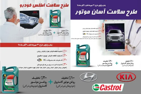 خدمات و تخفیف‌های ویژه برای مالکین هیوندای و کیا در سراسر کشور