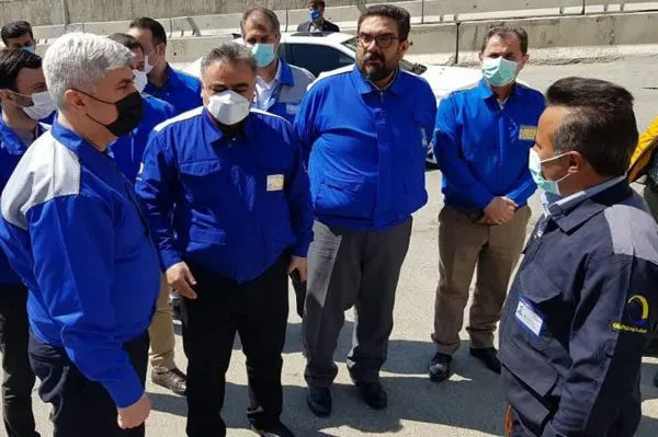 بازدید مدیرعامل ایران خودرو از فرآیند اجرای جشنواره امداد نوروزی