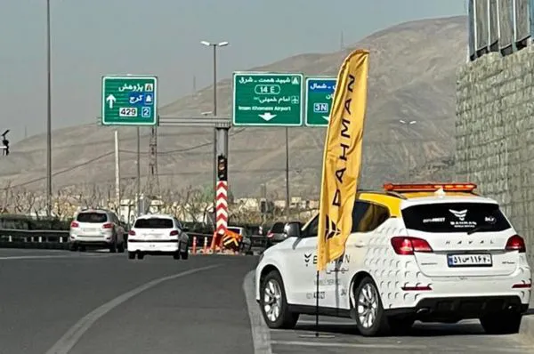 حضور ناوگان امدادی بهمن موتور در جاده‌های کشور